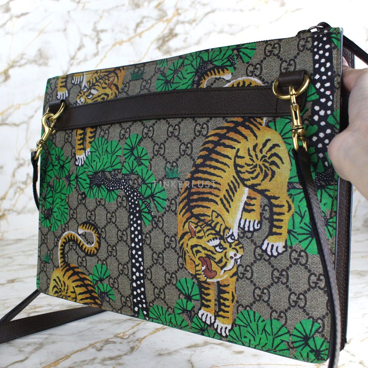 Gucci tiger sling bag best sale